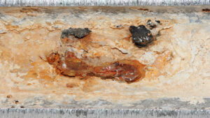 Galvanized Weld Seam Corrosion (Before)